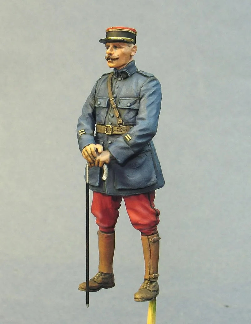 1/35 WWI French Officer, Resin Model Figure Kit, Unassembled and Unpainted