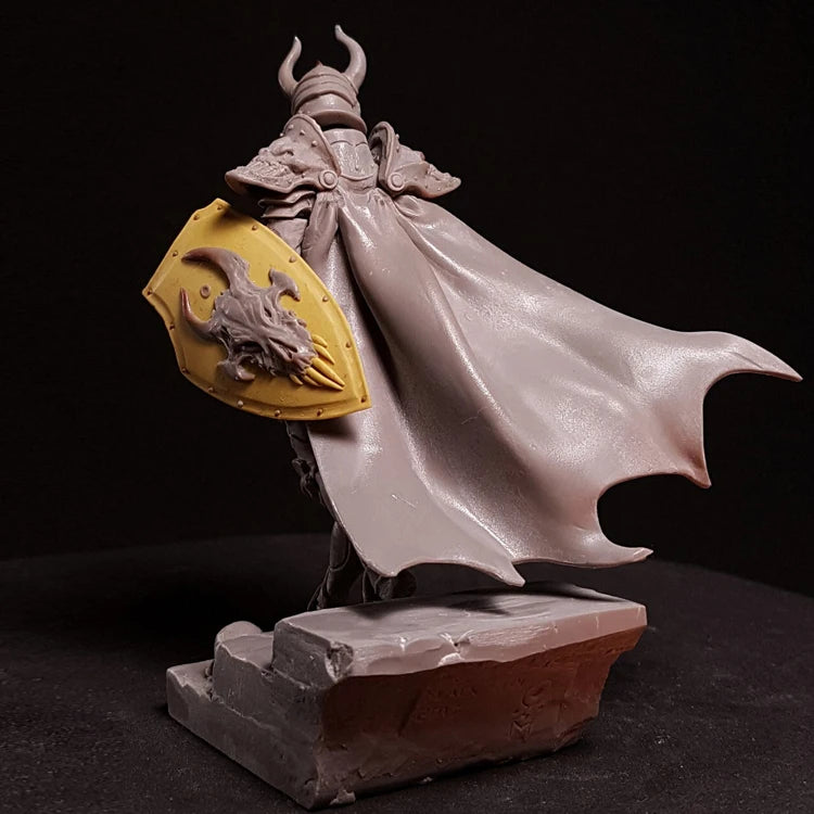 1/24 Demonic Death Knight Warrior, Resin Model Figure Kit, Fantasy Theme, Unassembled and Unpainted