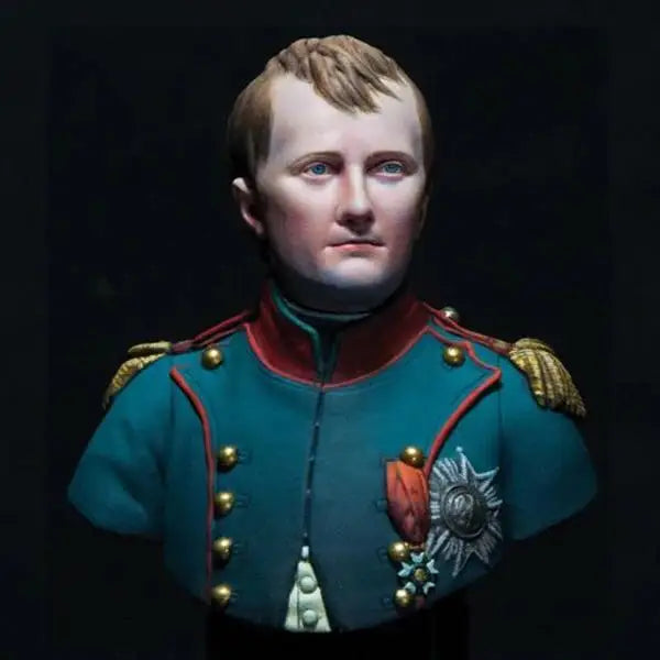 1/10 Napoleonic European Officer, Resin Model Bust Kit, Unassembled and Unpainted