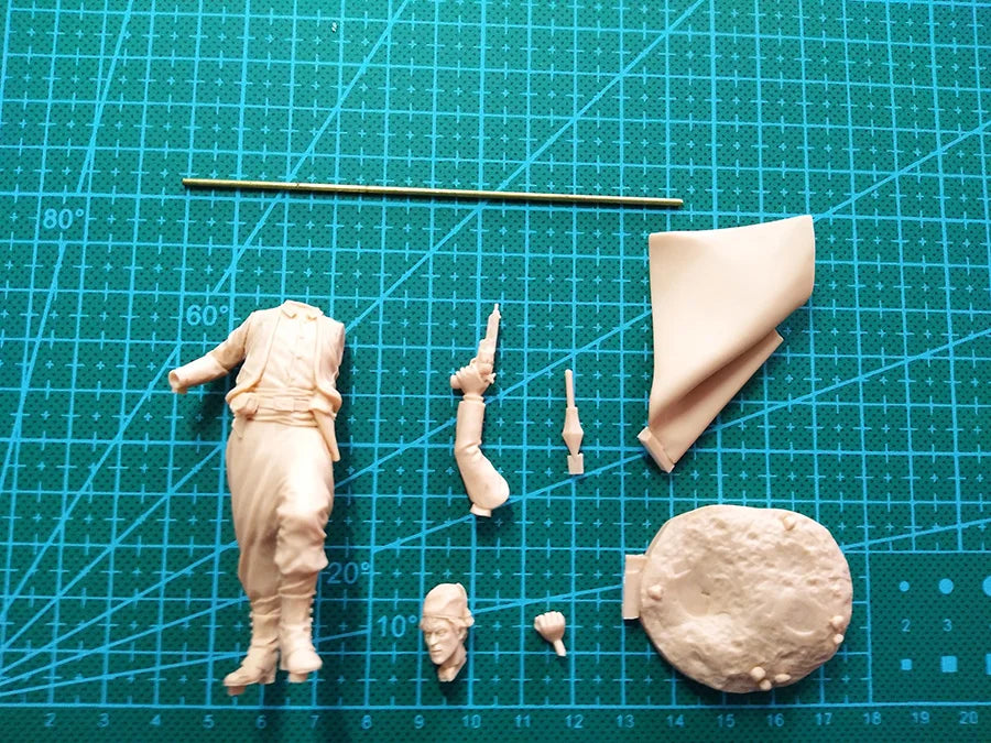 1/24 American Civil War Union Infantryman, Resin Model Figure Kit, Unassembled and Unpainted