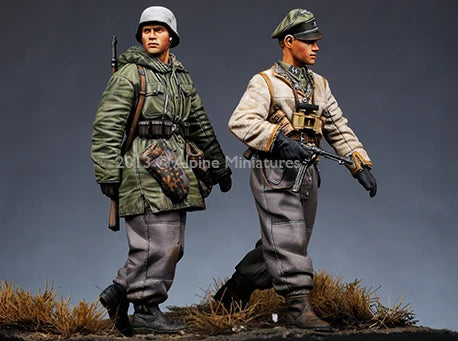 1/35 Medieval Fantasy Warrior, 5 Figures, Resin Model Diorama Kit, Fantasy Theme, Unassembled and Unpainted