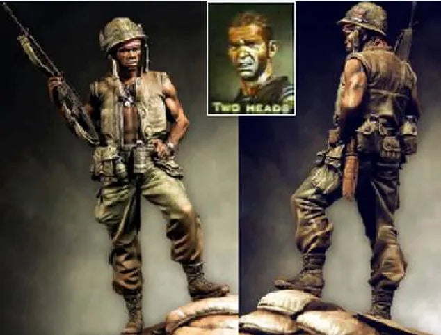 1/24 WWI British Soldier, 2 Figures, Resin Model Figure Kit, Unassembled and Unpainted