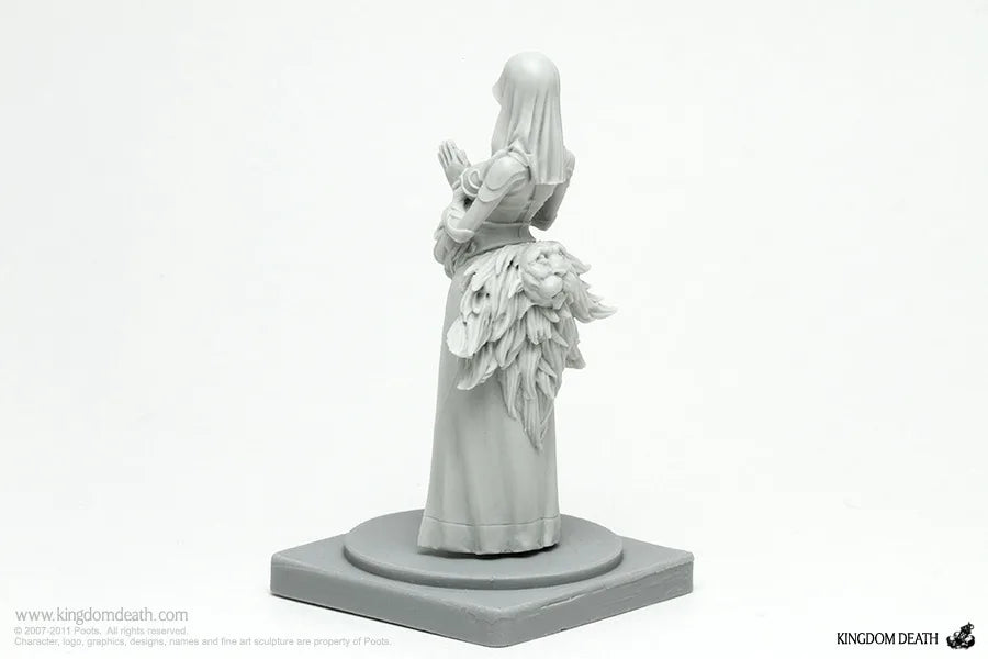 30mm Hooded Sorceress in Long Robes, Resin Model Figure Kit, Unassembled and Unpainted