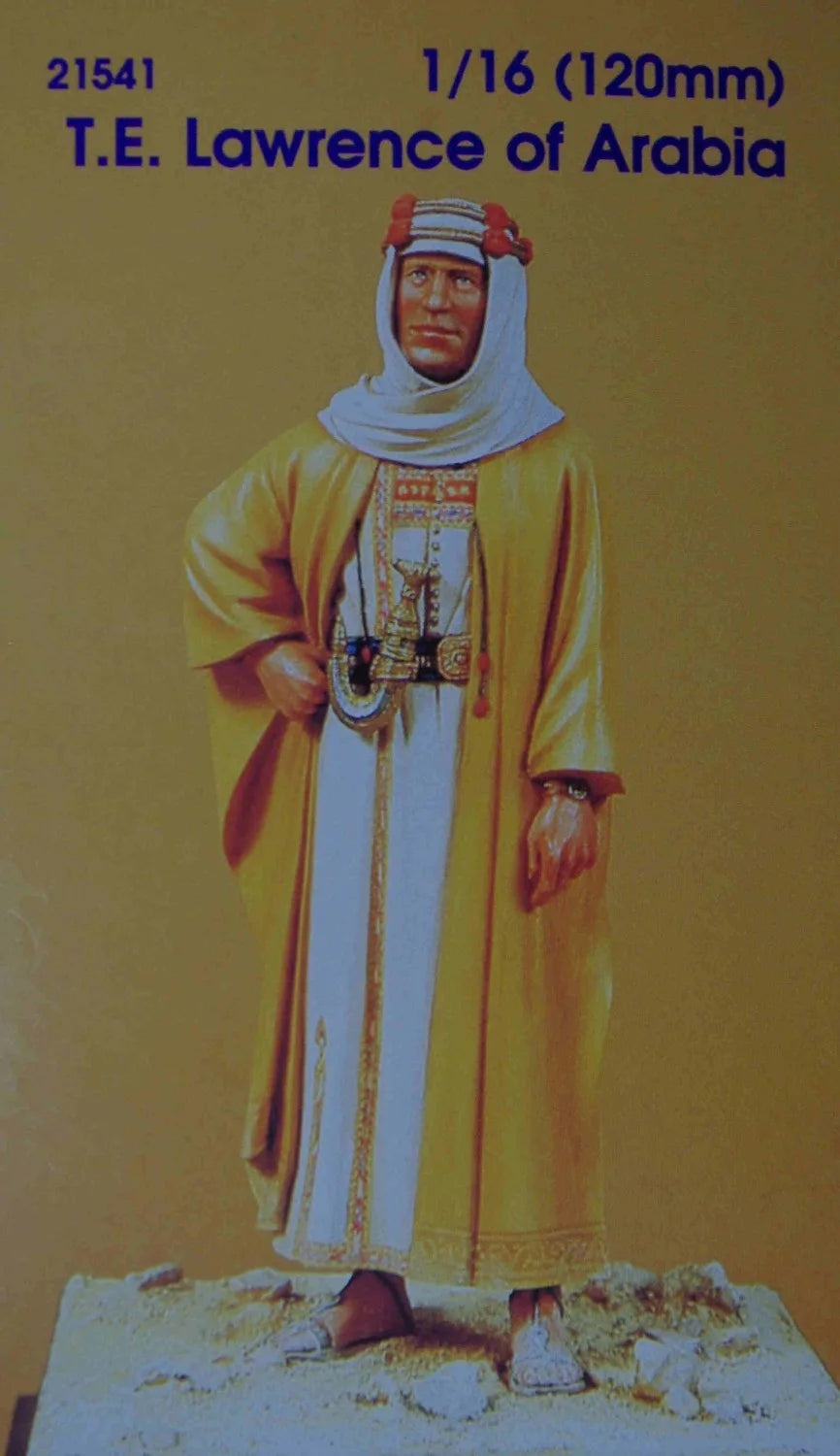 1/16 WWI British Officer T.E. Lawrence, Resin Model Figure Kit, Unassembled and Unpainted