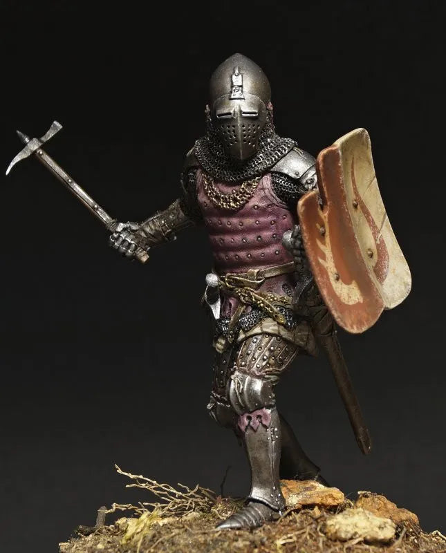 1/24 Ancient Warrior with Plate Armor, Resin Model Figure Kit, Unassembled and Unpainted