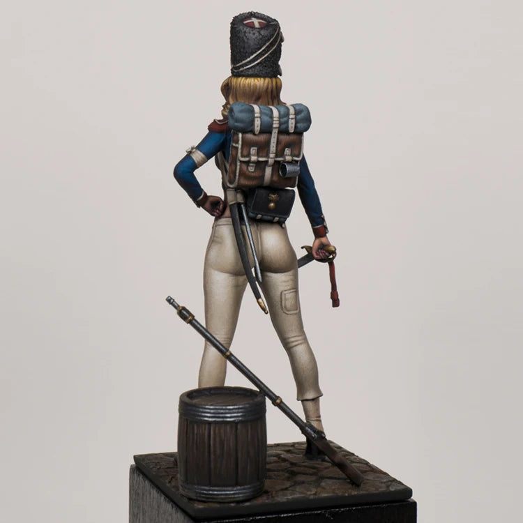 70mm Napoleonic Imperial Guard, Resin Model Figure Kit, Unassembled and Unpainted