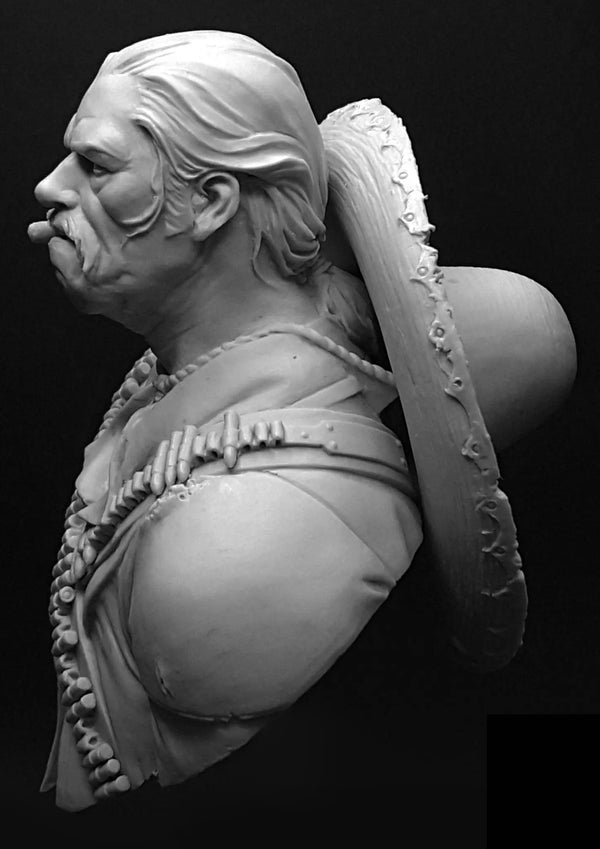 Warrior, Resin Model Bust Kit, Fantasy Theme, Unassembled and Unpainted