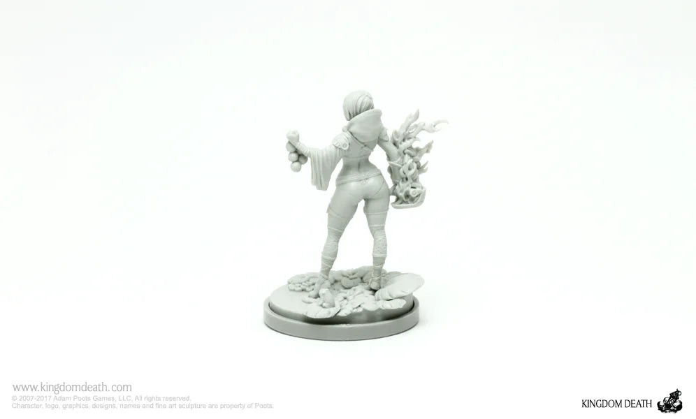 30mm Winged Monk, Resin Model Figure Kit, Fantasy Theme, Unassembled and Unpainted
