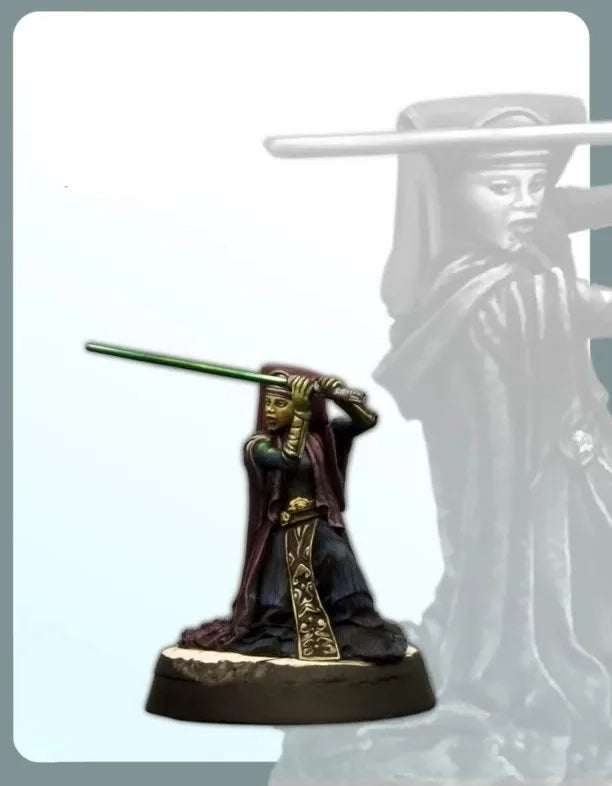 35mm LUMINARA Sorcerer, Resin Model Figure Kit, Fantasy Theme, Unassembled and Unpainted