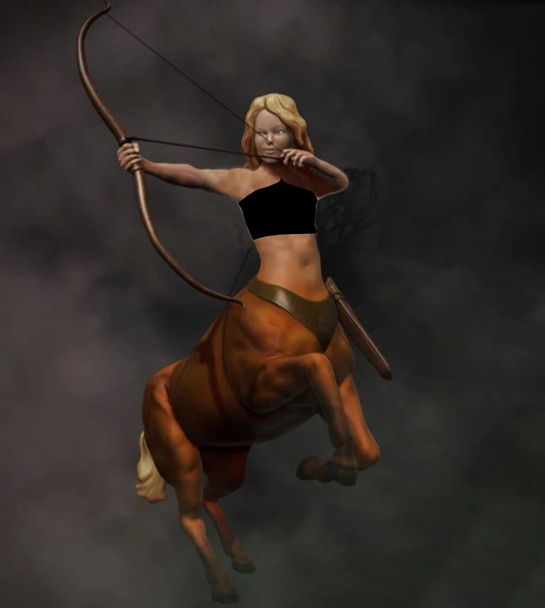 1/32 Female Archer, Resin Model Figure Kit, Fantasy Theme, Unassembled and Unpainted