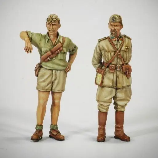 1/35 Modern Infantry in Combat Armor, 2 Figures, Resin Model Figure Kit, Unassembled and Unpainted