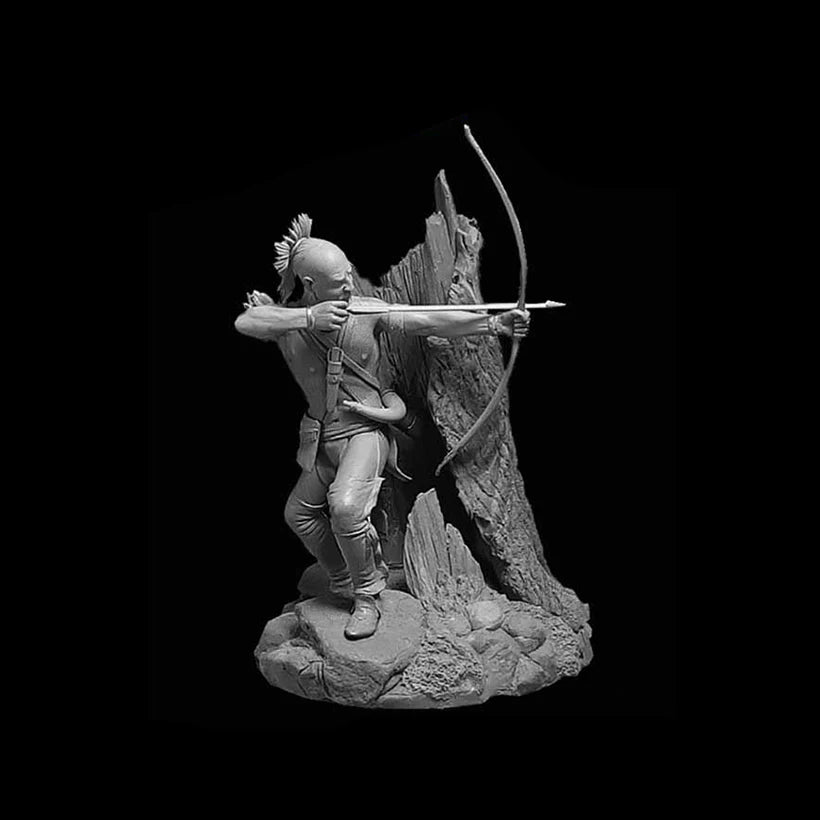 1/24 Ancient Warrior Archer, Resin Model Figure Kit, Unassembled and Unpainted