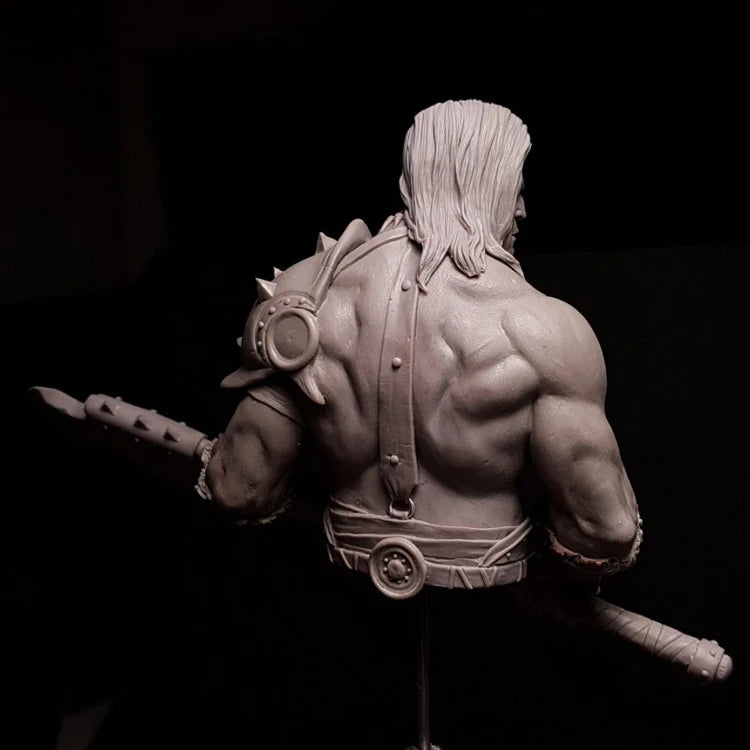 1/12 Solrak the Savage, Resin Model Bust Kit, Fantasy Theme, Unassembled and Unpainted