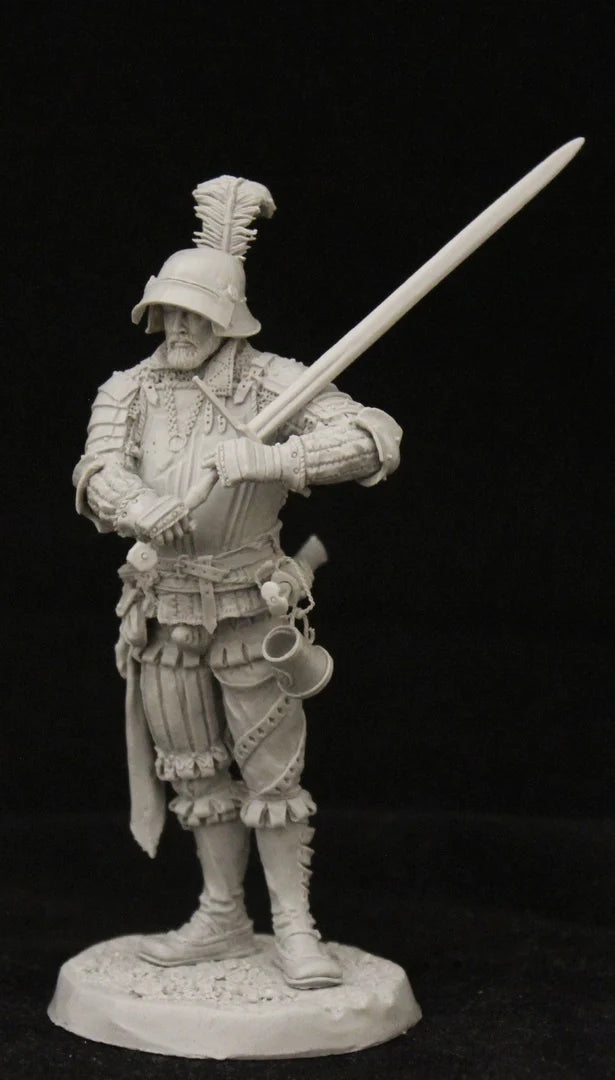 1/24 WWI British Infantryman in Puttees with Bayonet, Resin Model Figure Kit, Unassembled and Unpainted