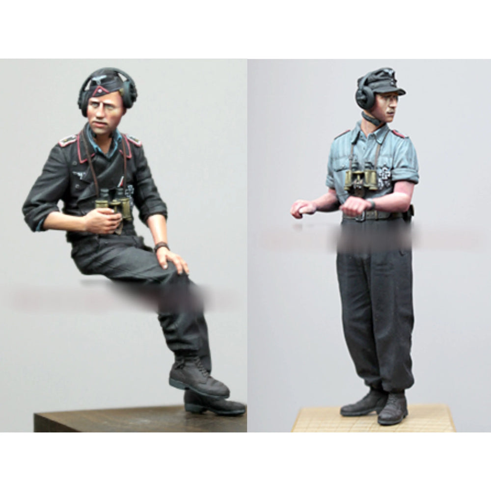1/35 Cold War Military Officers, 2 Figures, Resin Model Figure Kit, Unassembled and Unpainted