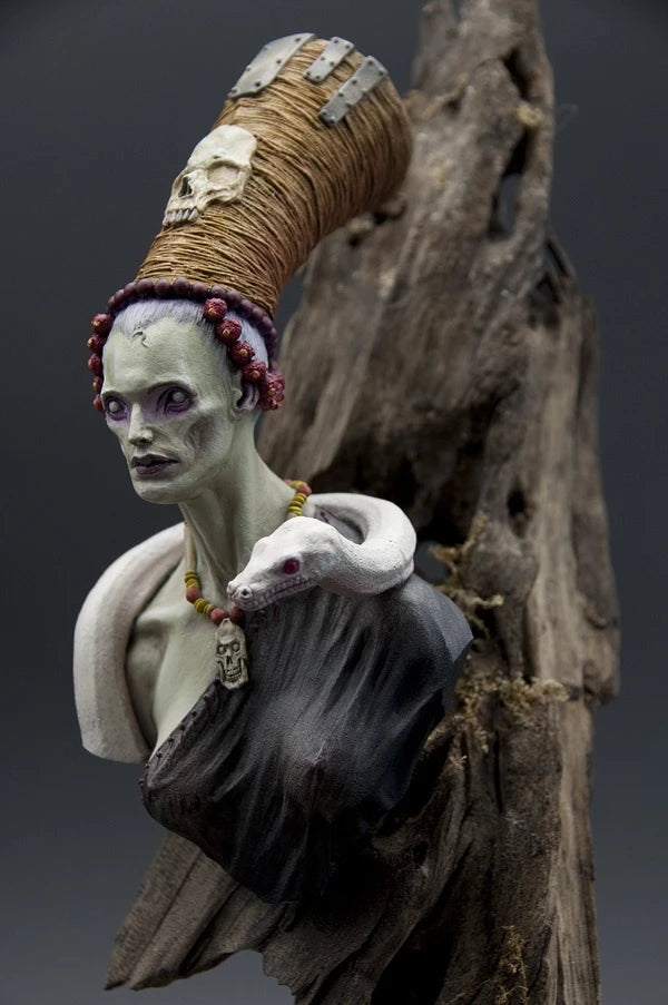 120mm Egyptian Fantasy Female, Resin Model Bust Kit, Fantasy Theme, Unassembled and Unpainted