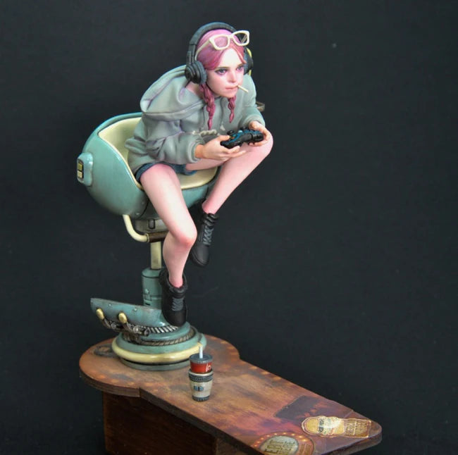 Cyberpunk Female Pilot — 1/8 Resin Figure