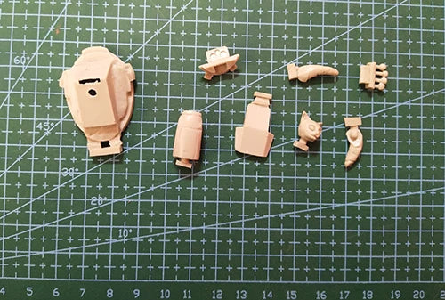 1/35 Modern Cat, Resin Model Figure Kit, Unassembled and Unpainted