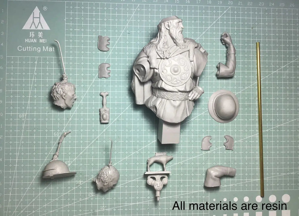 1/12 Ancient Roman & Greek Warriors, 4 Figures, Resin Model Figure Kit, Unassembled and Unpainted