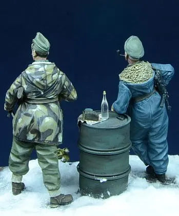 1/35 WWII Hungarian Soldier, Resin Model Figure Kit, Unassembled and Unpainted