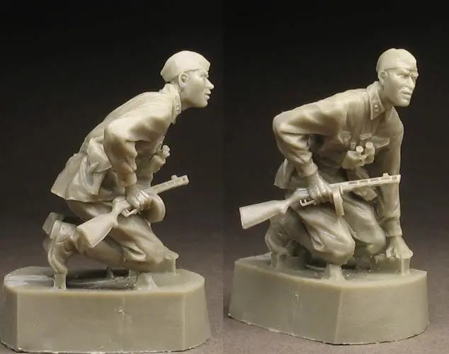 1/35 WWII Soviet Infantry Assault Squad, Resin Model Figure Kit, Unassembled and Unpainted