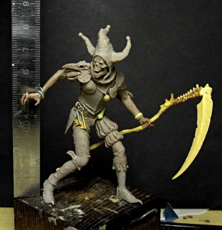 1/24 Demon Fantasy Warrior, Resin Model Figure Kit, Fantasy Theme, Unassembled and Unpainted