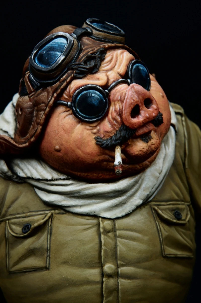 50mm Pilot, Resin Model Bust Kit, Fantasy Theme, Unassembled and Unpainted