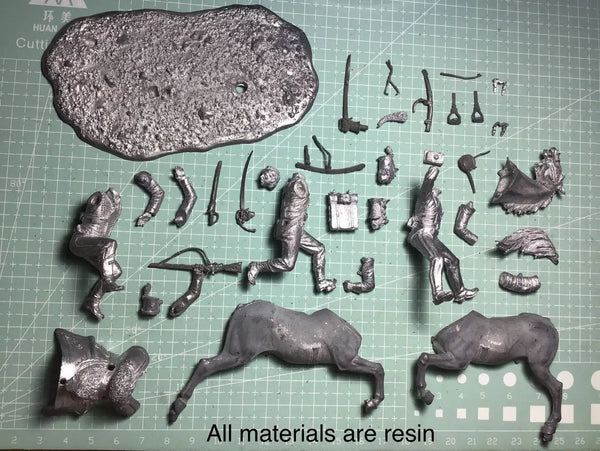 Generic Humanoid, Resin Model Figure Kit, Unassembled and Unpainted