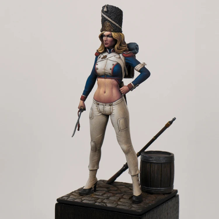 70mm Napoleonic Imperial Guard, Resin Model Figure Kit, Unassembled and Unpainted