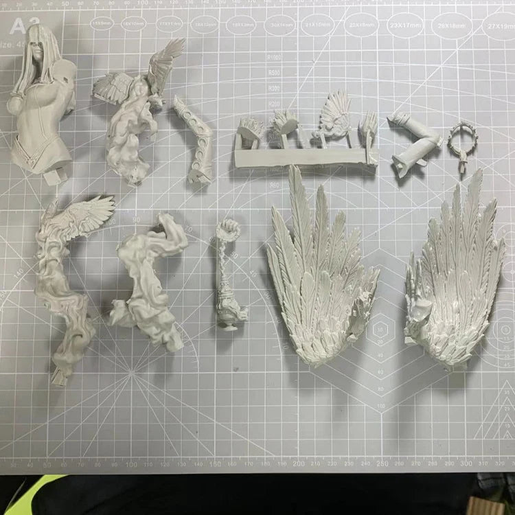 1/10 Raven Queen, Resin Model Bust Kit, Fantasy Theme, Unassembled and Unpainted
