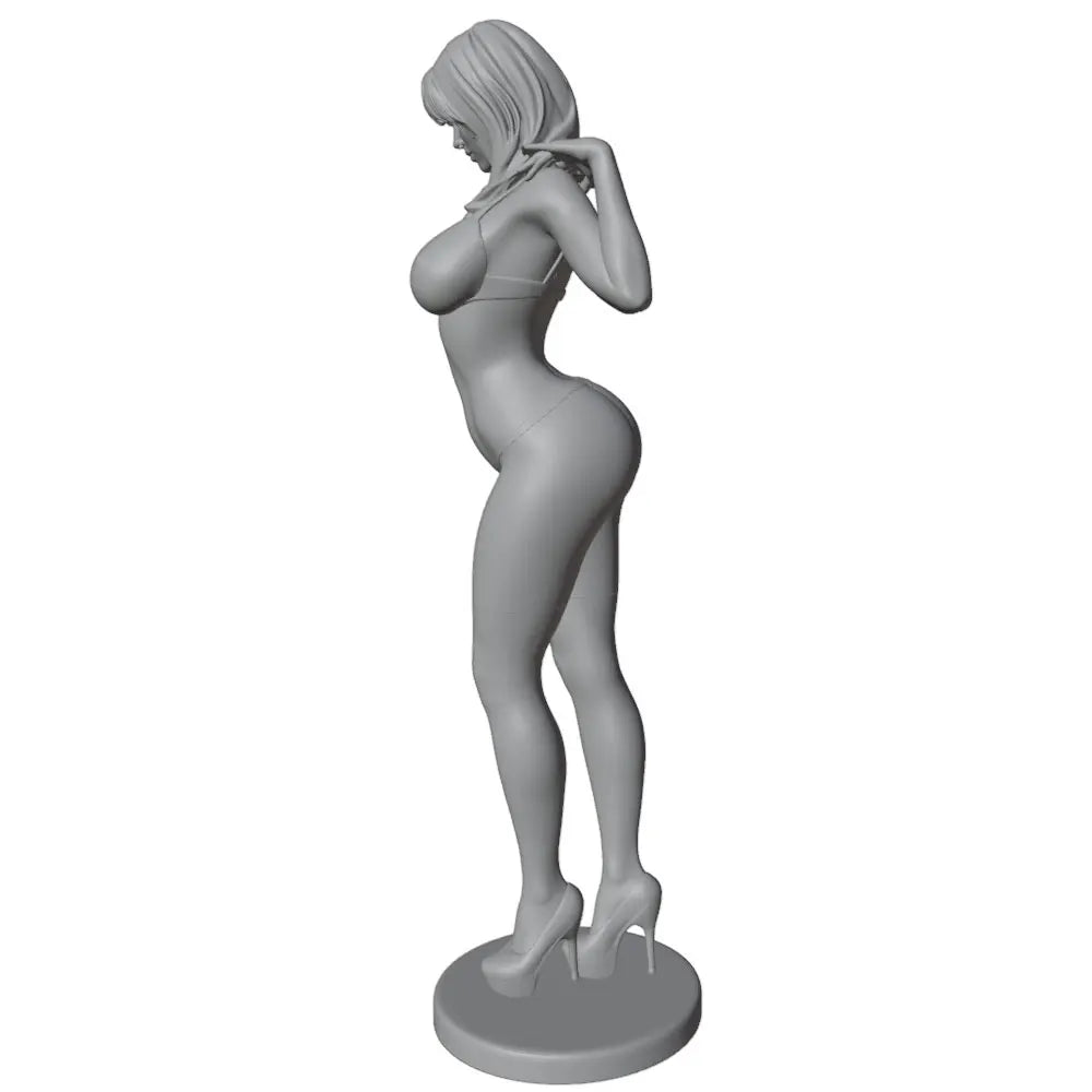 1/24 Female Pinup, 2 Figures, Resin Model Figure Kit, Unassembled and Unpainted
