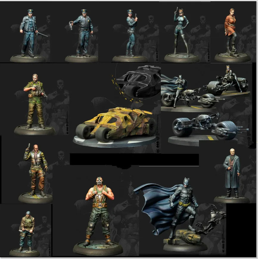 Modern Soldiers with Vehicles, 13 Figures, Resin Model Figure Kit, Unassembled and Unpainted