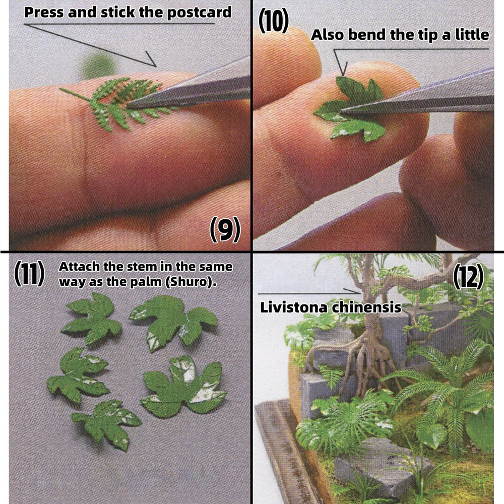 1/35 Botanical Vegetation, Resin Model Terrain Kit, Wildlife Theme, Unpainted