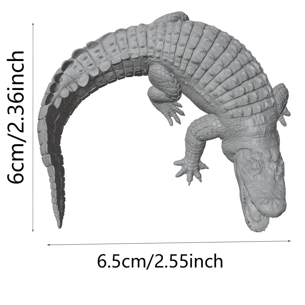 Crocodile, Resin Model Creature Kit, Wildlife Theme, Unassembled and Unpainted