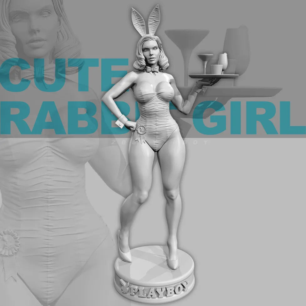 50mm Bunny Girl, Resin Model Figure Kit, Unassembled and Unpainted