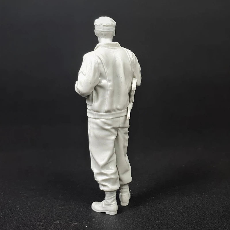 1/35 WWII US Machine Gun Team, 2 Figures, Resin Model Figure Kit, Unassembled and Unpainted