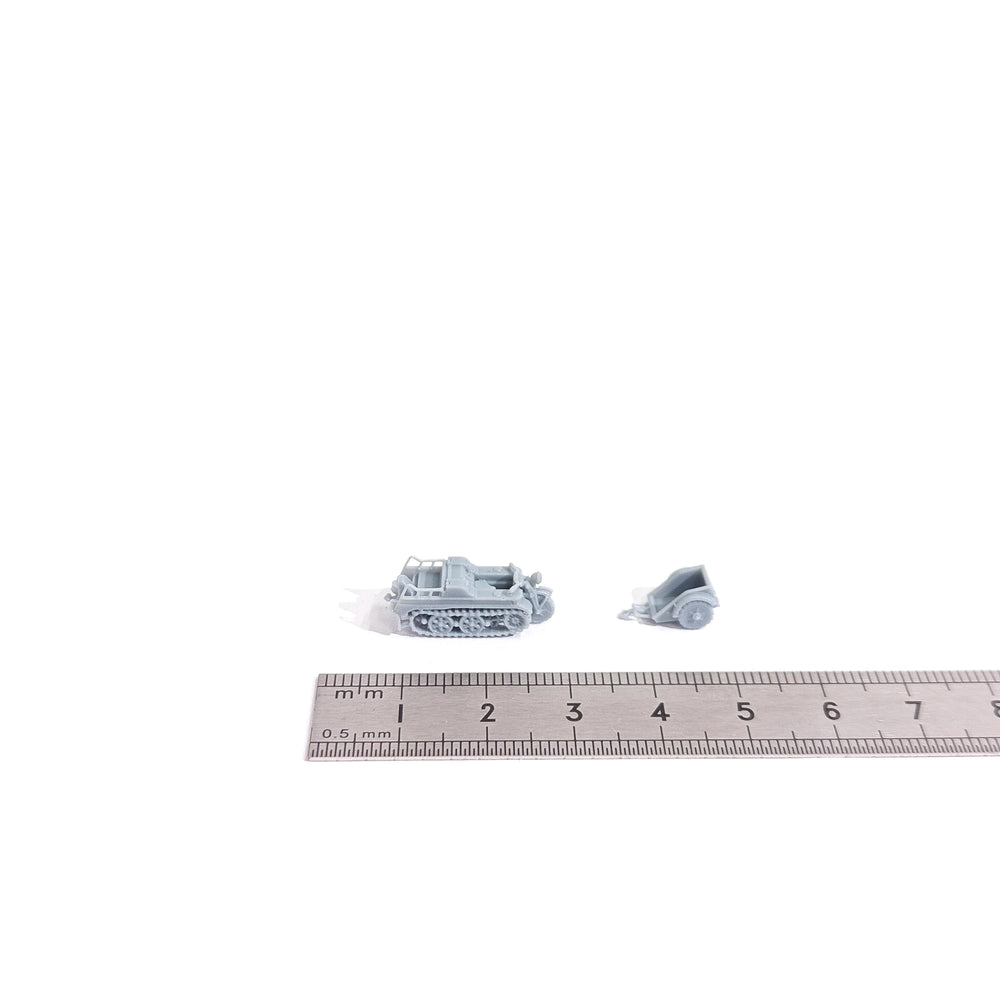 1/144 WWII German Sd.Kfz.2 Kettenkrad, Resin Model Vehicle Kit, Unassembled and Unpainted