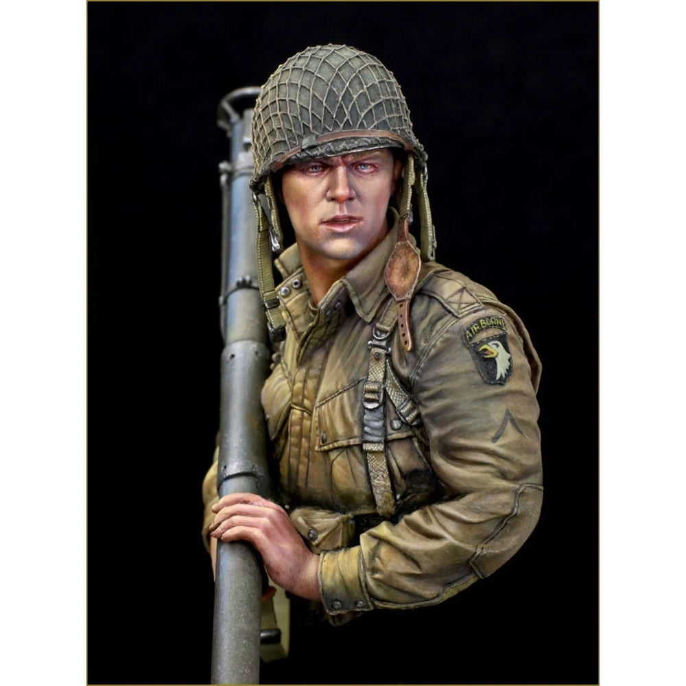 1/10 WWII US 101st Airborne, Resin Model Bust Kit, Unassembled and Unpainted