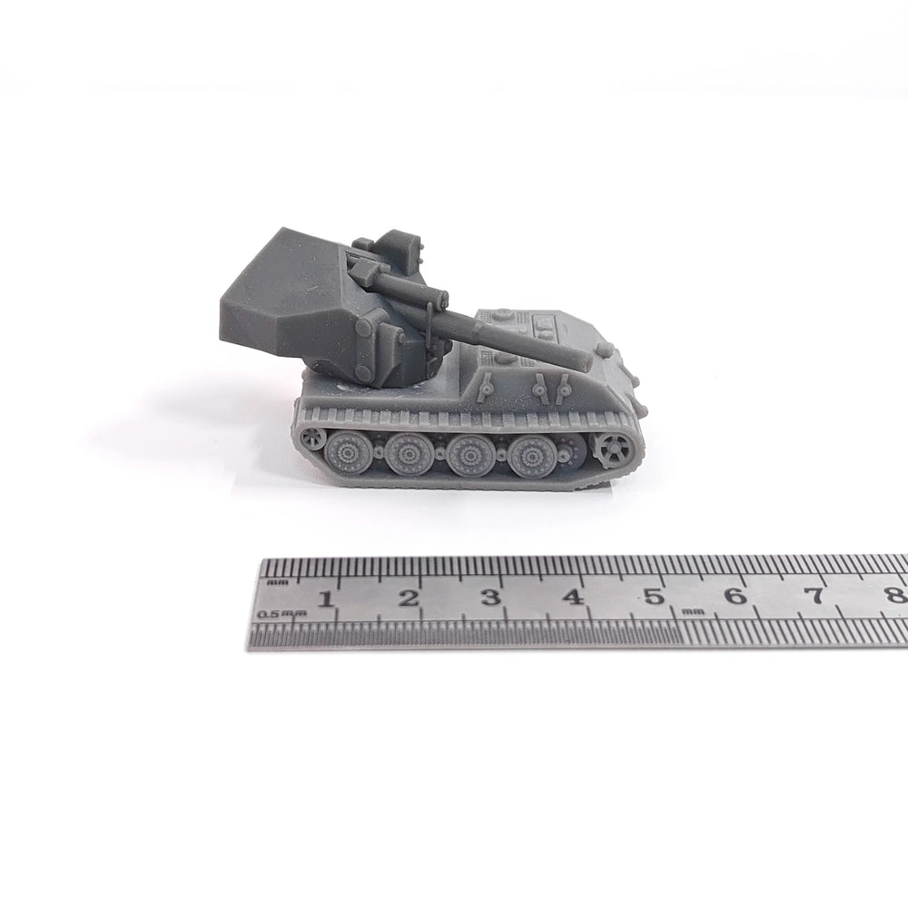 1/144 WWII E100 Heavy Tank Destroyer, Resin Model Vehicle Kit, Unassembled and Unpainted