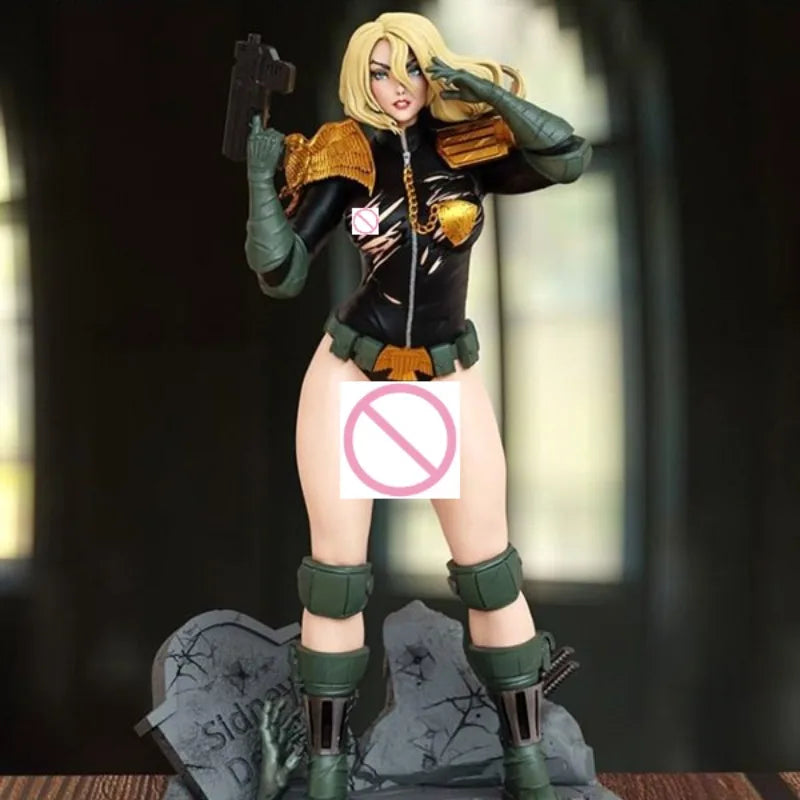 1/24 Judge Dredd Cassandra, Resin Model Figure Kit, Sci-Fi Theme, Unassembled and Unpainted