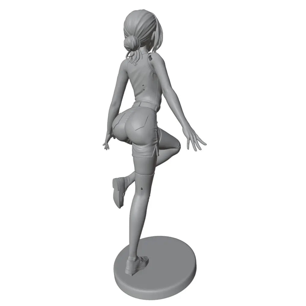 75mm Modern Female Athletic, Resin Model Figure Kit, Unassembled and Unpainted