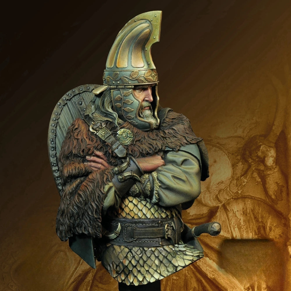 1/12 Ancient Scythian Chieftain, Resin Model Bust Kit, Unassembled and Unpainted