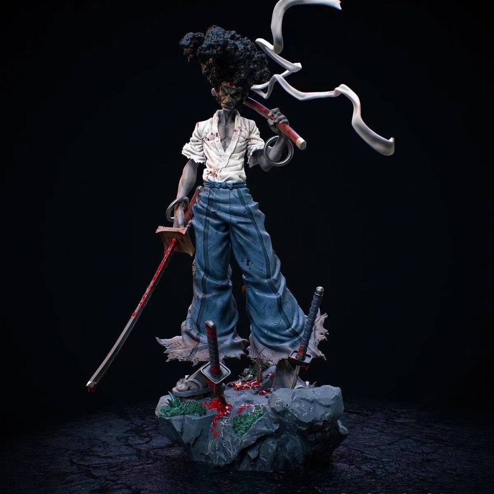 75mm Samurai Warrior, Resin Model Figure Kit, Fantasy Theme, Unassembled and Unpainted