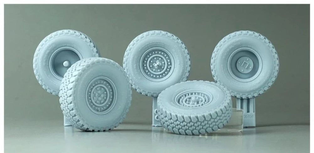 1/35 Modern Military Tire Modification Set, Resin Model Accessory Kit, Unpainted