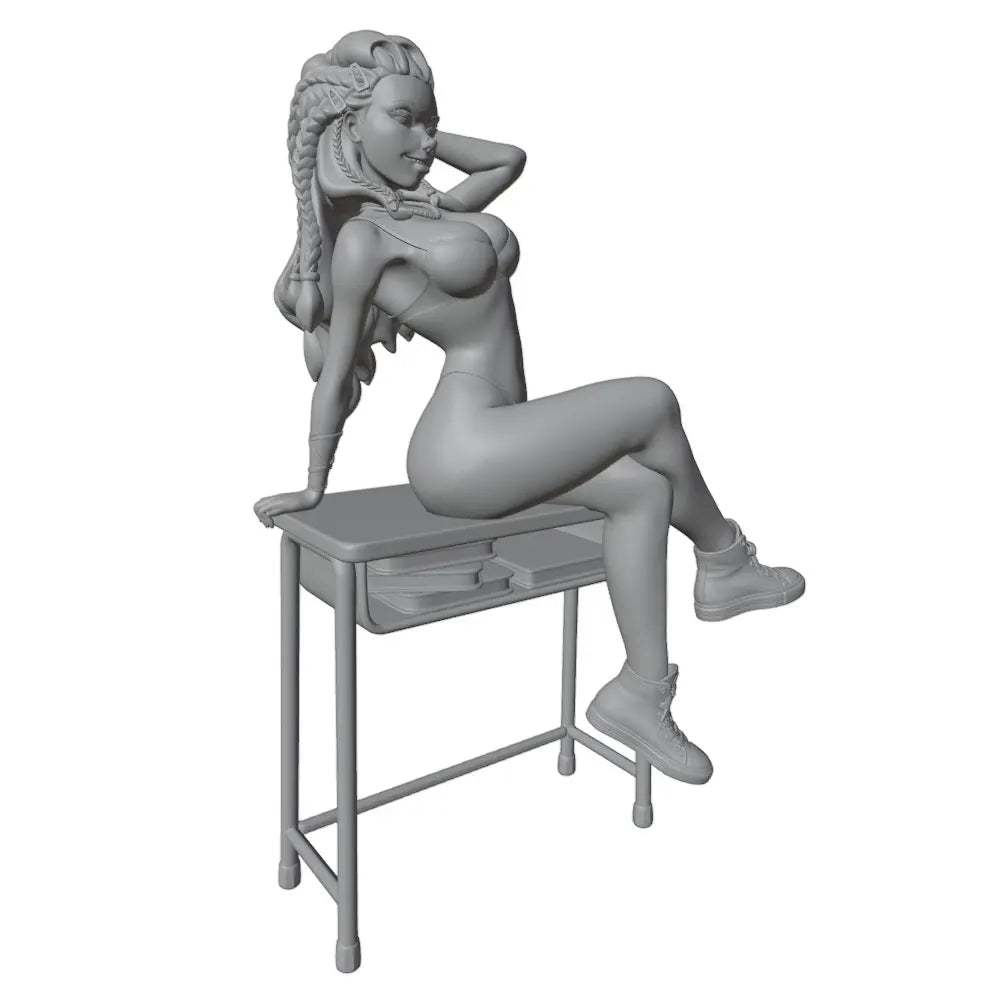 175mm Pin-up Female, Resin Model Figure Kit, Unassembled and Unpainted