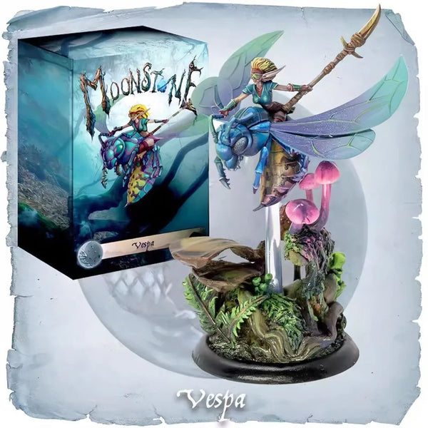 Fairy on Vespa, Resin Model Figure Kit, Fantasy Theme, Unassembled and Unpainted