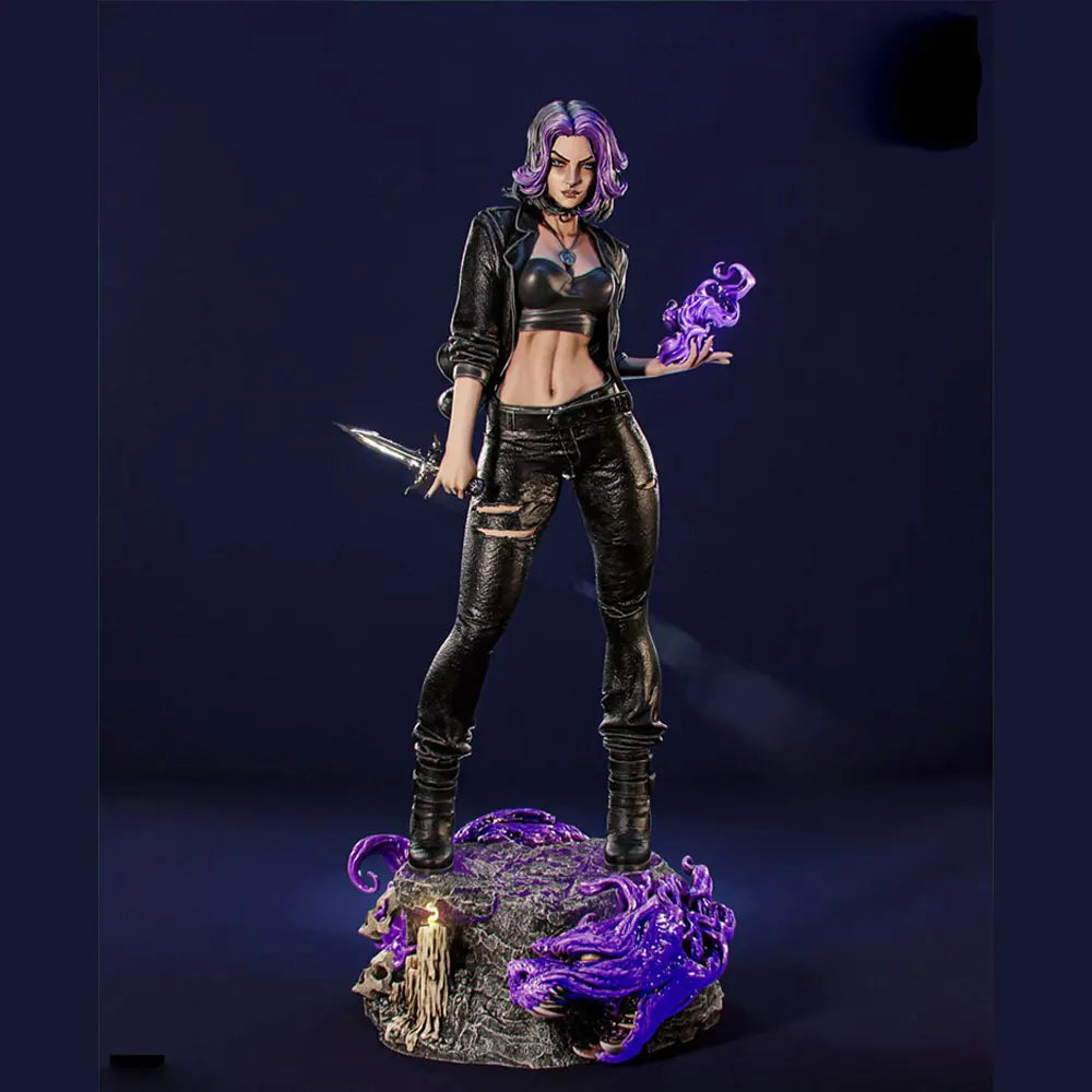 75mm European Fantasy Queen, Resin Model Figure Kit, Fantasy Theme, Unassembled and Unpainted