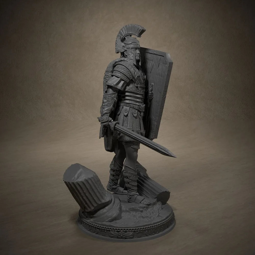 80mm Ancient Roman Warrior, Resin Model Figure Kit, Unassembled and Unpainted