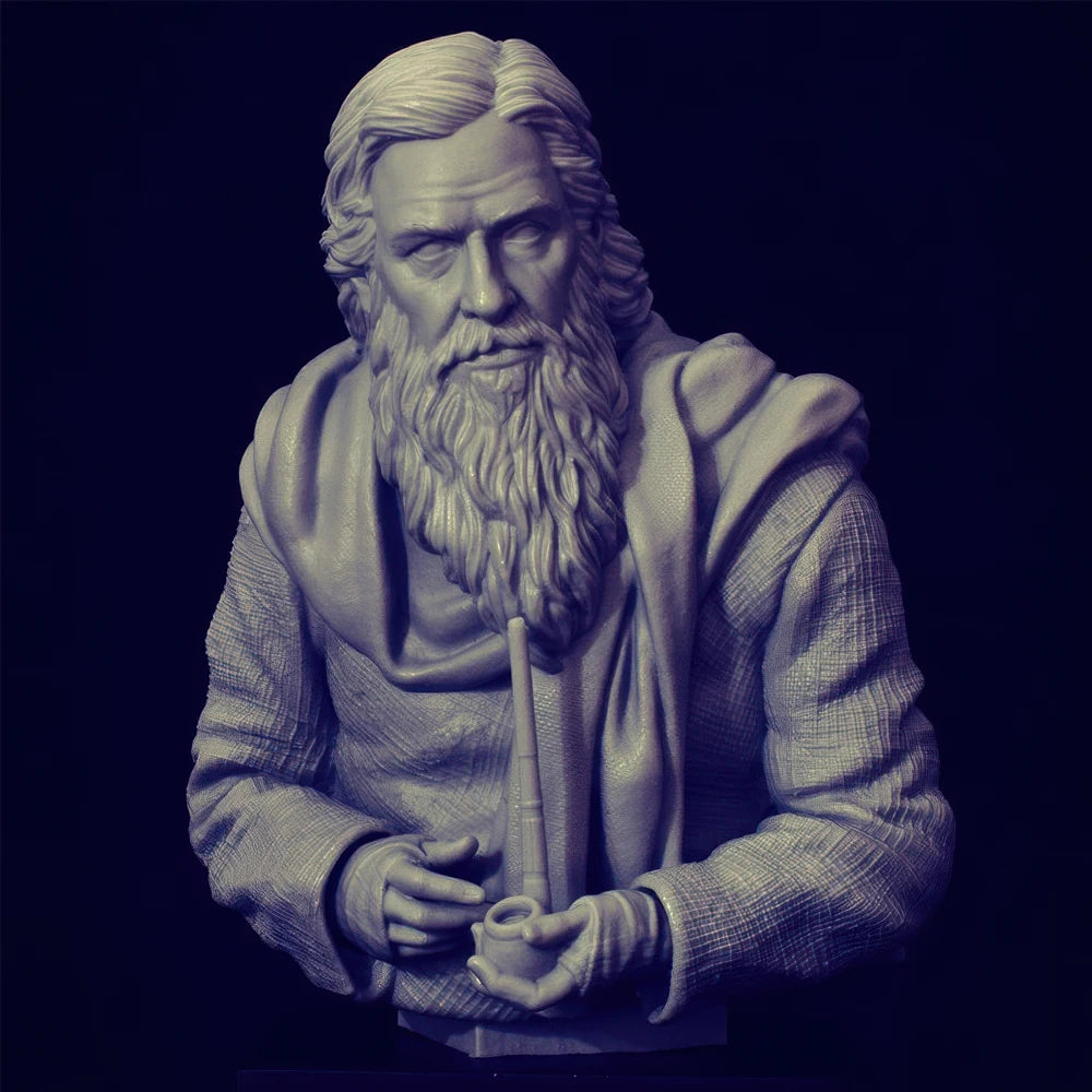 1/12 The Grey Pilgrim, Resin Model Bust Kit, Fantasy Theme, Unassembled and Unpainted