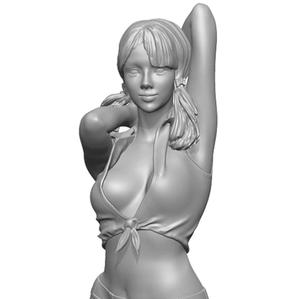 1/12 Modern Swimsuit Girl, Resin Model Figure Kit, Unassembled and Unpainted